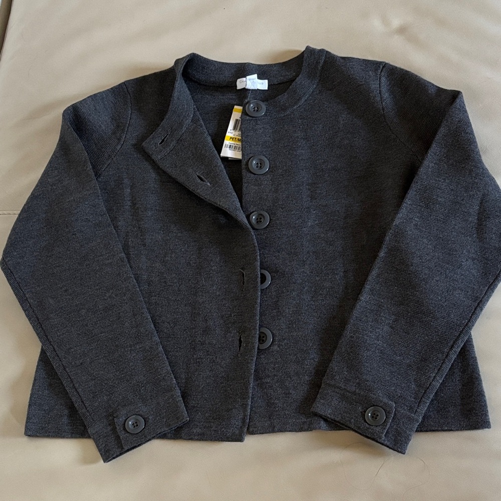 NWT Charter Club Gray Merino Wool Sweater
